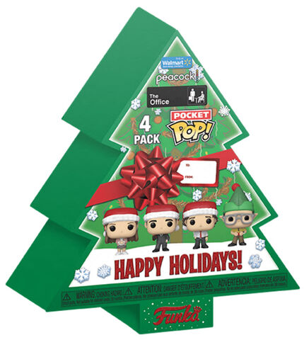 Pocket Pop! - The Office - Tree Holiday Box 4pc